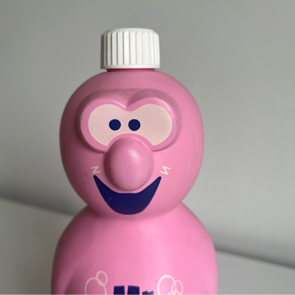 Vintage Mr. Bubble Pink Coin Bank